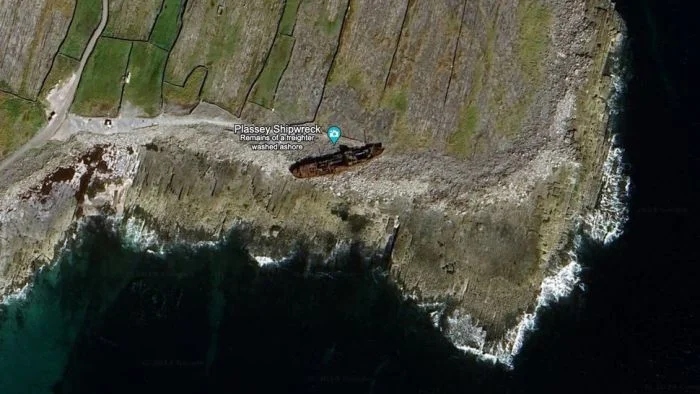 Кораблекрушения, которые можно увидеть на Google Earth