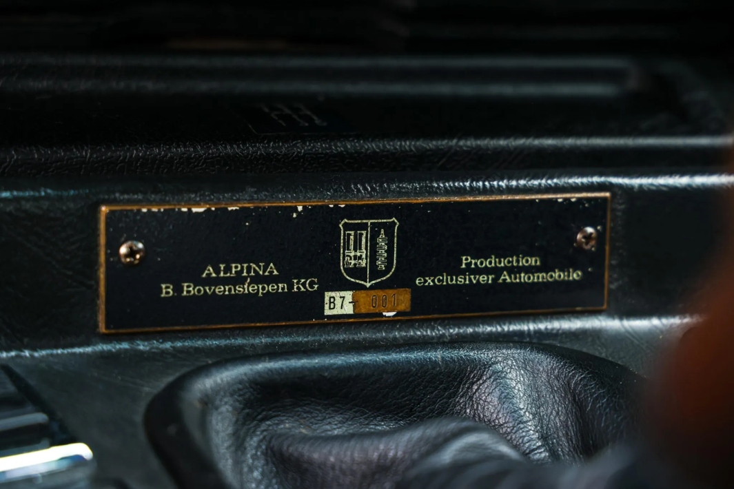 Самая первая выпущенная Alpina B7 Turbo 1978 года