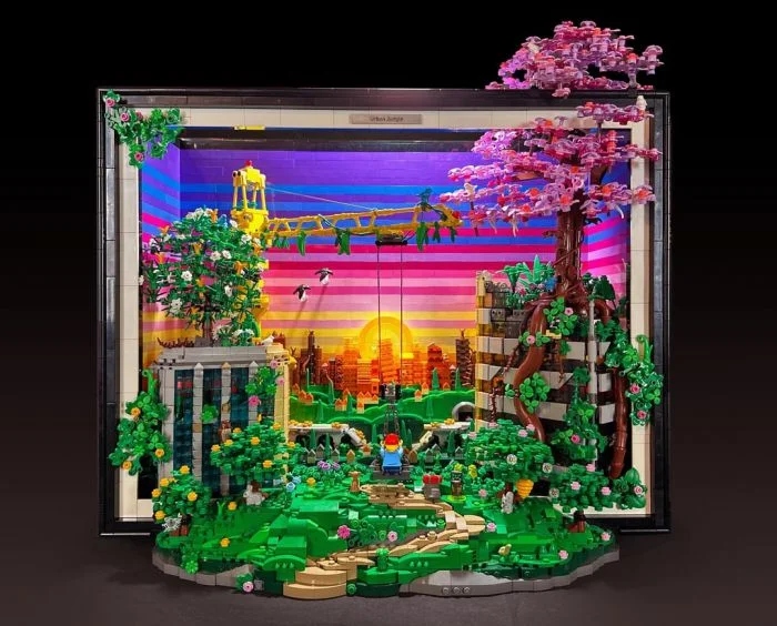 Просто потрясающие постройки и скульптуры из LEGO