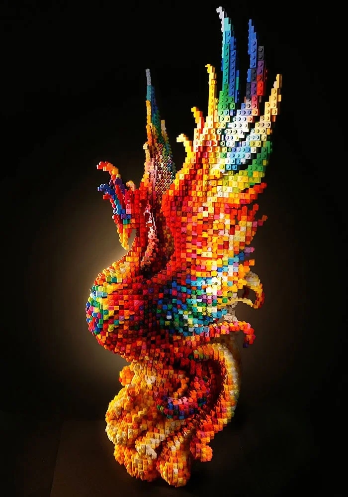 Просто потрясающие постройки и скульптуры из LEGO