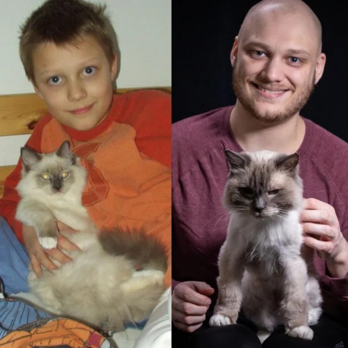 Теплота долгих отношений между человеком и его питомцем