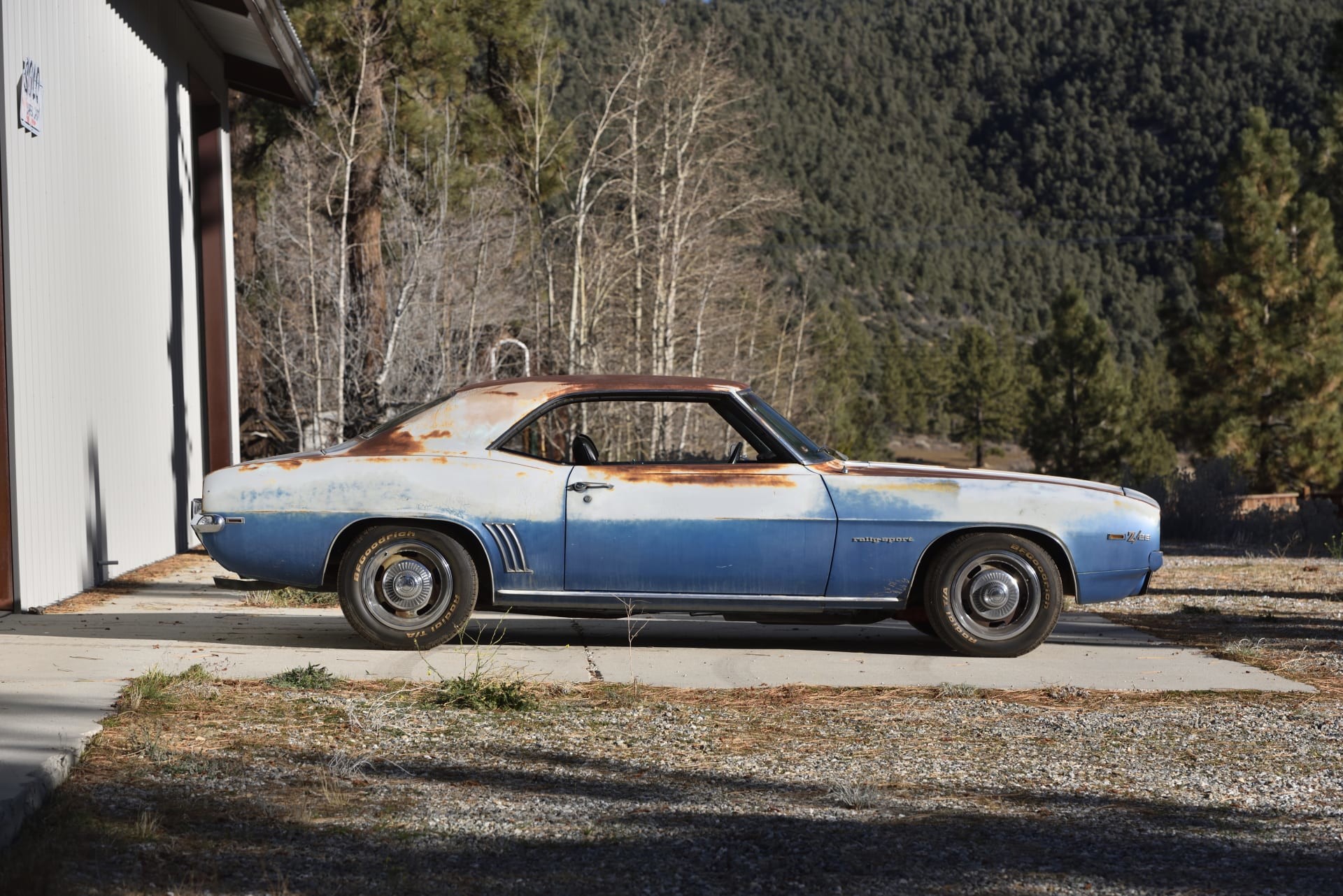 Ржавая Chevrolet Camaro 1969 из коллекции Пола Уокера
