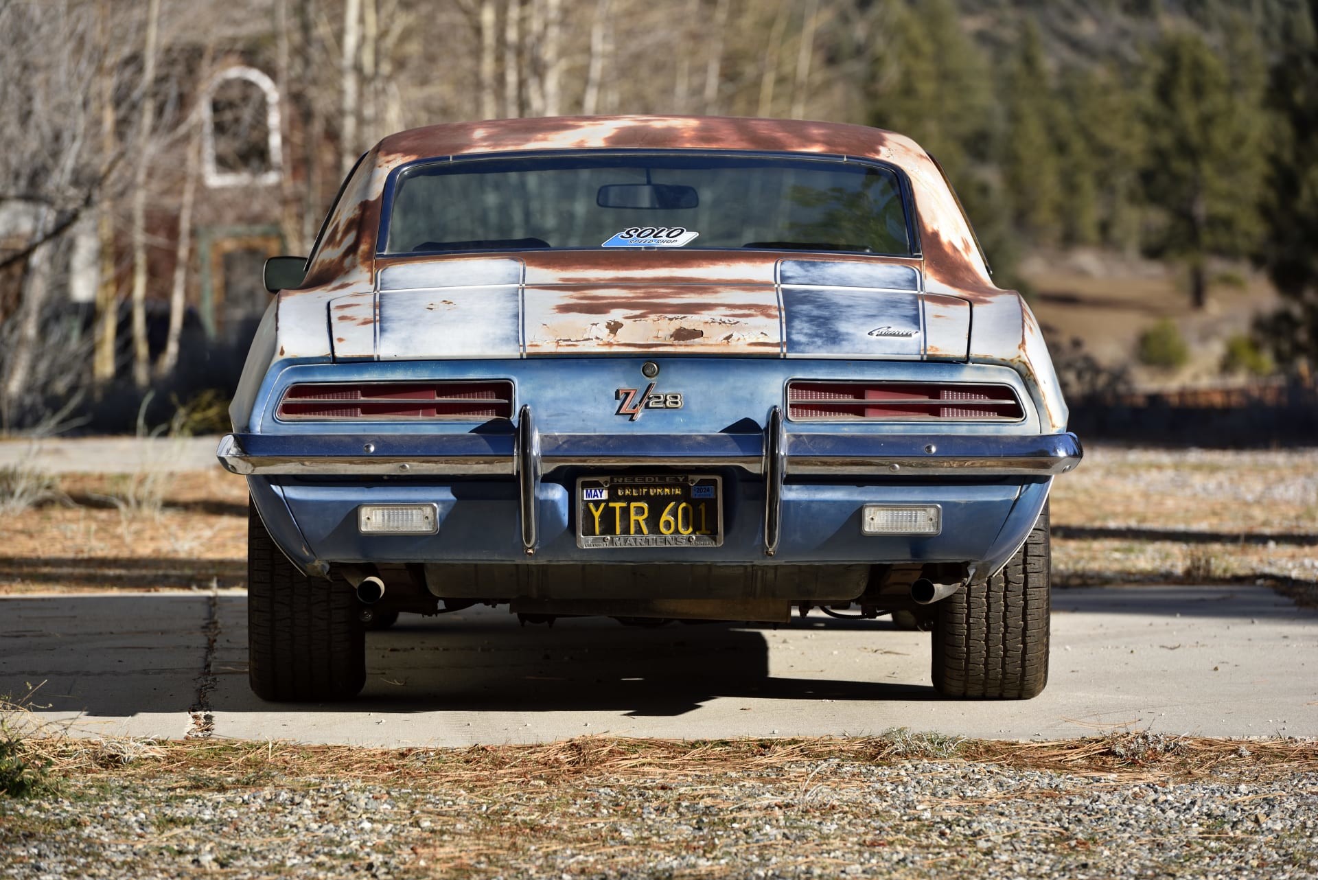 Ржавая Chevrolet Camaro 1969 из коллекции Пола Уокера