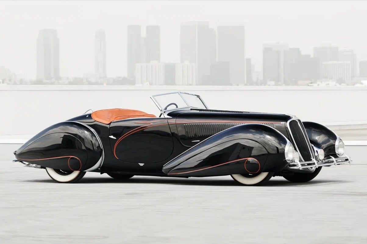 Редчайший 86-летний родстер Delahaye 1938 года
