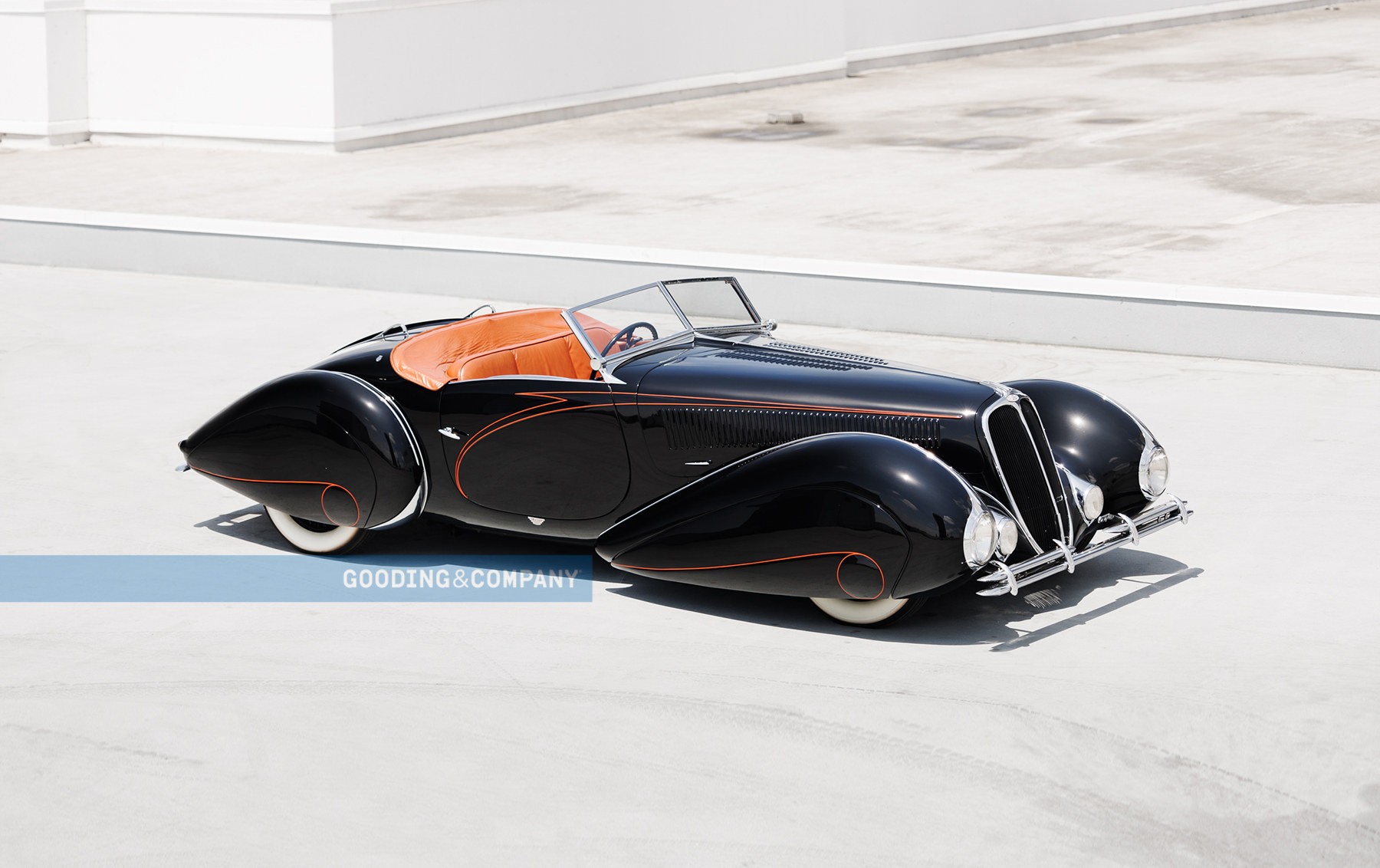 Редчайший 86-летний родстер Delahaye 1938 года