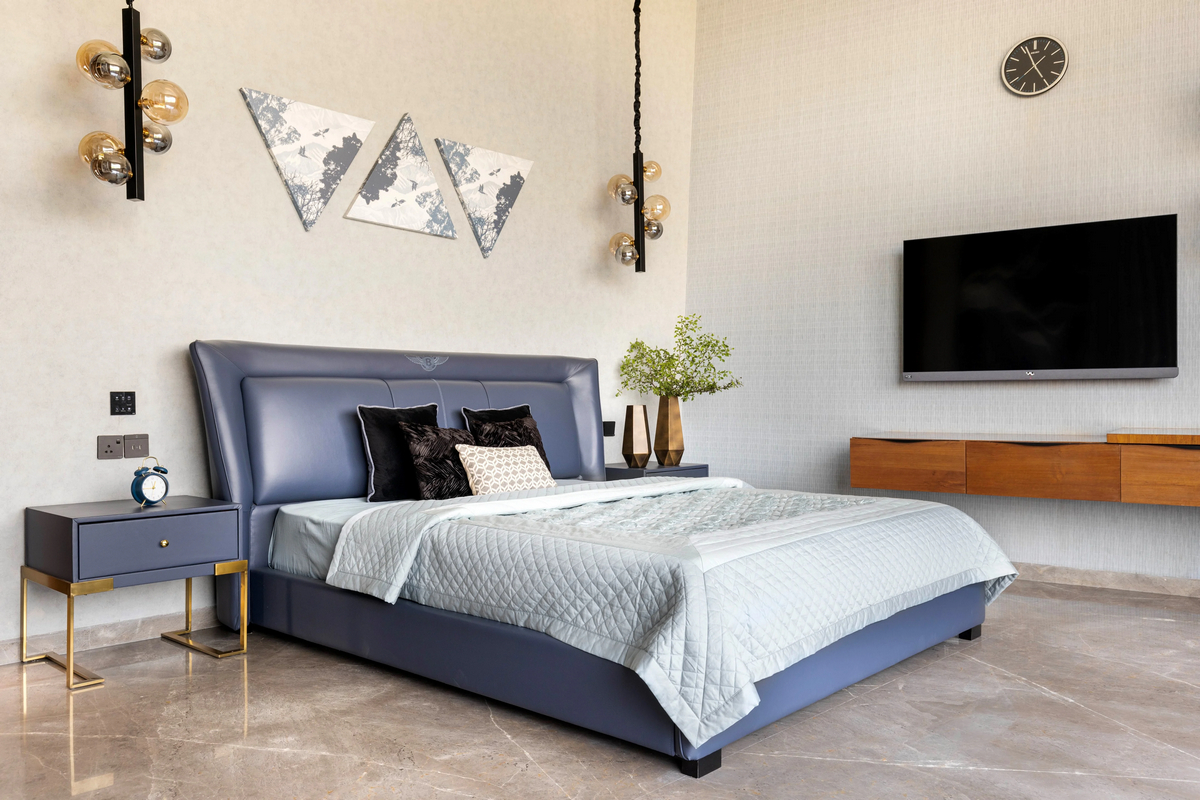 Дом с широкой бетонной лентой в Индии которые, создавая, спальни, впечатление, уровне, путешествия, бесконечного, элементы, отдыха, лентой, бетонной, широкой, бетона, также, этаже, изогнутых, клиента, служит, Ardete, студия