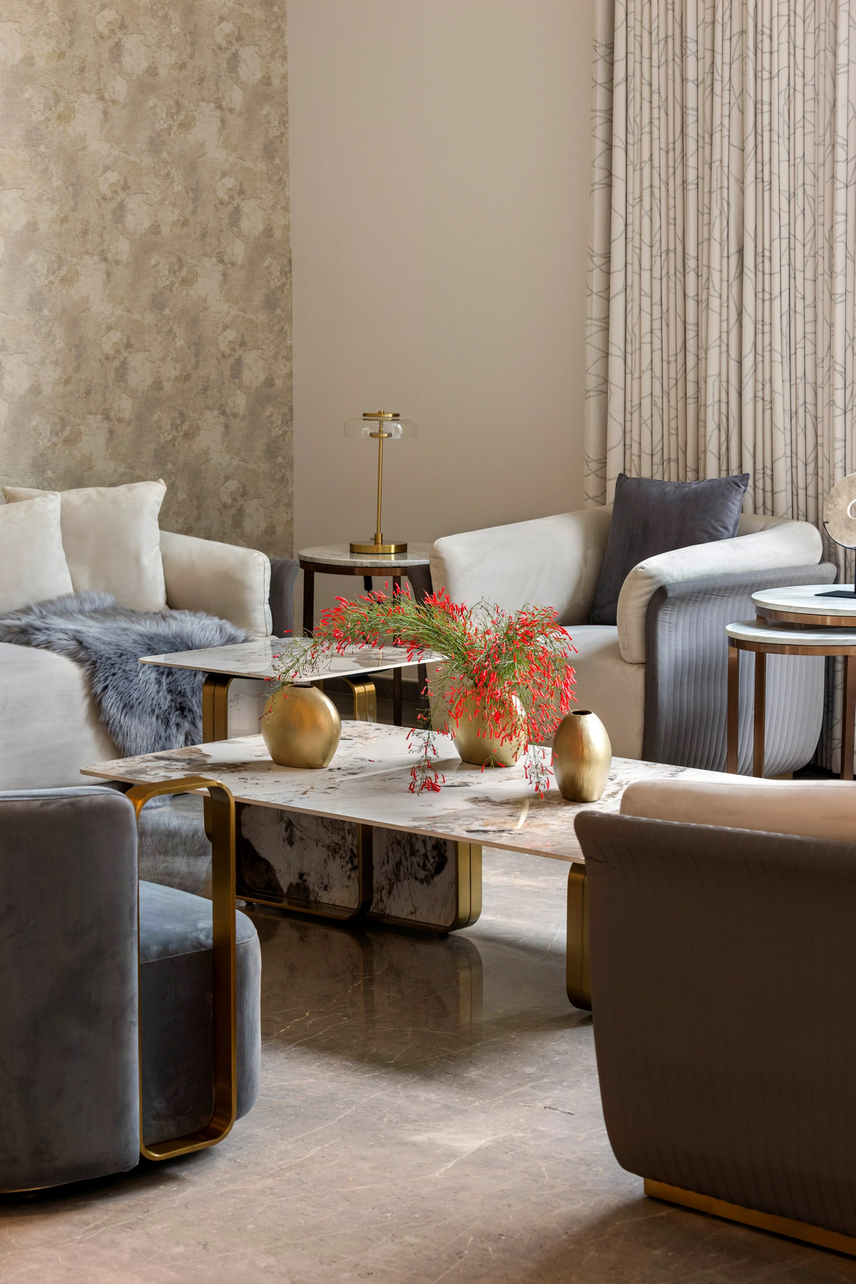 Дом с широкой бетонной лентой в Индии которые, создавая, спальни, впечатление, уровне, путешествия, бесконечного, элементы, отдыха, лентой, бетонной, широкой, бетона, также, этаже, изогнутых, клиента, служит, Ardete, студия