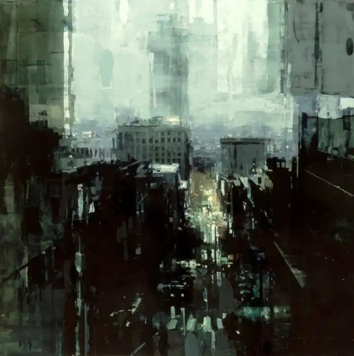 Своеобразные атмосферные городские пейзажи от художника Джереми Манна непогода, Джереми, НьюЙорке, Стрит, Маркет, 17Вечерний, 20Закат, 19НьюЙорк, 18Последний, Даунтауне, дождь, Американский, 16Туманная, Сквер, ночью, Авеню, собора, 14Снаружи, 13Композиция, Юнион