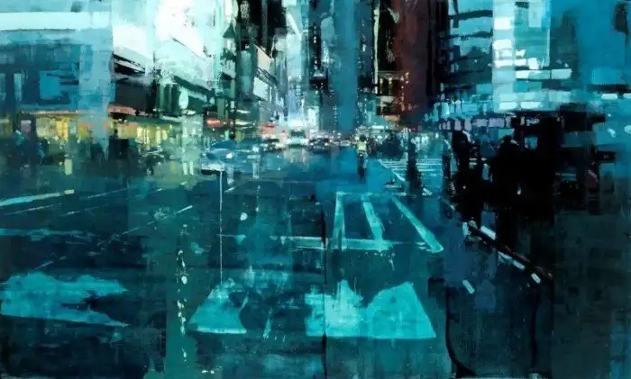 Своеобразные атмосферные городские пейзажи от художника Джереми Манна непогода, Джереми, НьюЙорке, Стрит, Маркет, 17Вечерний, 20Закат, 19НьюЙорк, 18Последний, Даунтауне, дождь, Американский, 16Туманная, Сквер, ночью, Авеню, собора, 14Снаружи, 13Композиция, Юнион