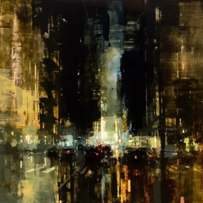 Своеобразные атмосферные городские пейзажи от художника Джереми Манна непогода, Джереми, НьюЙорке, Стрит, Маркет, 17Вечерний, 20Закат, 19НьюЙорк, 18Последний, Даунтауне, дождь, Американский, 16Туманная, Сквер, ночью, Авеню, собора, 14Снаружи, 13Композиция, Юнион