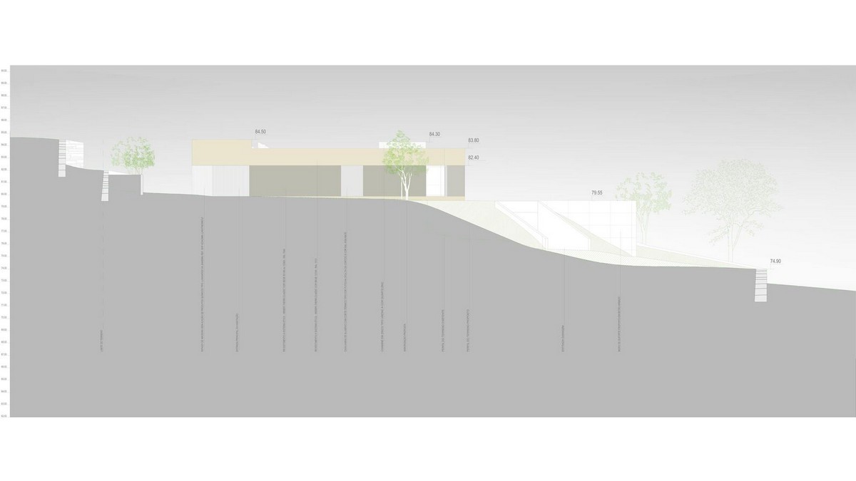 Вид из окна на террасы