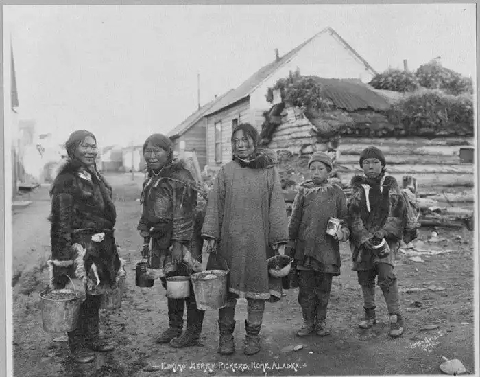 Женщины собирают ягоды