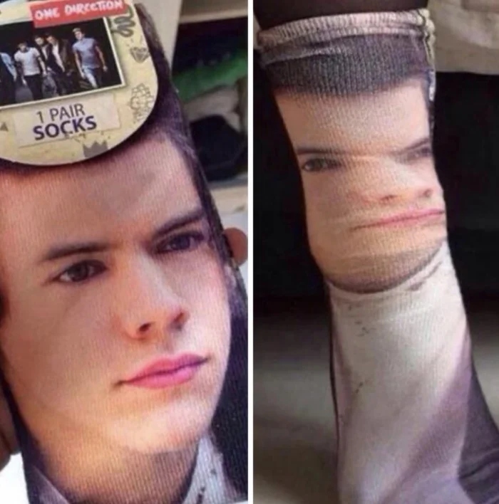 Носки с портретом