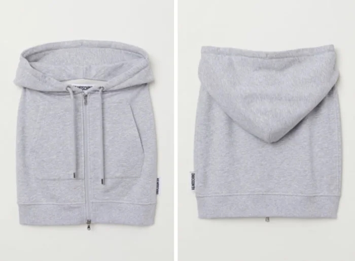 Юбка с капюшоном