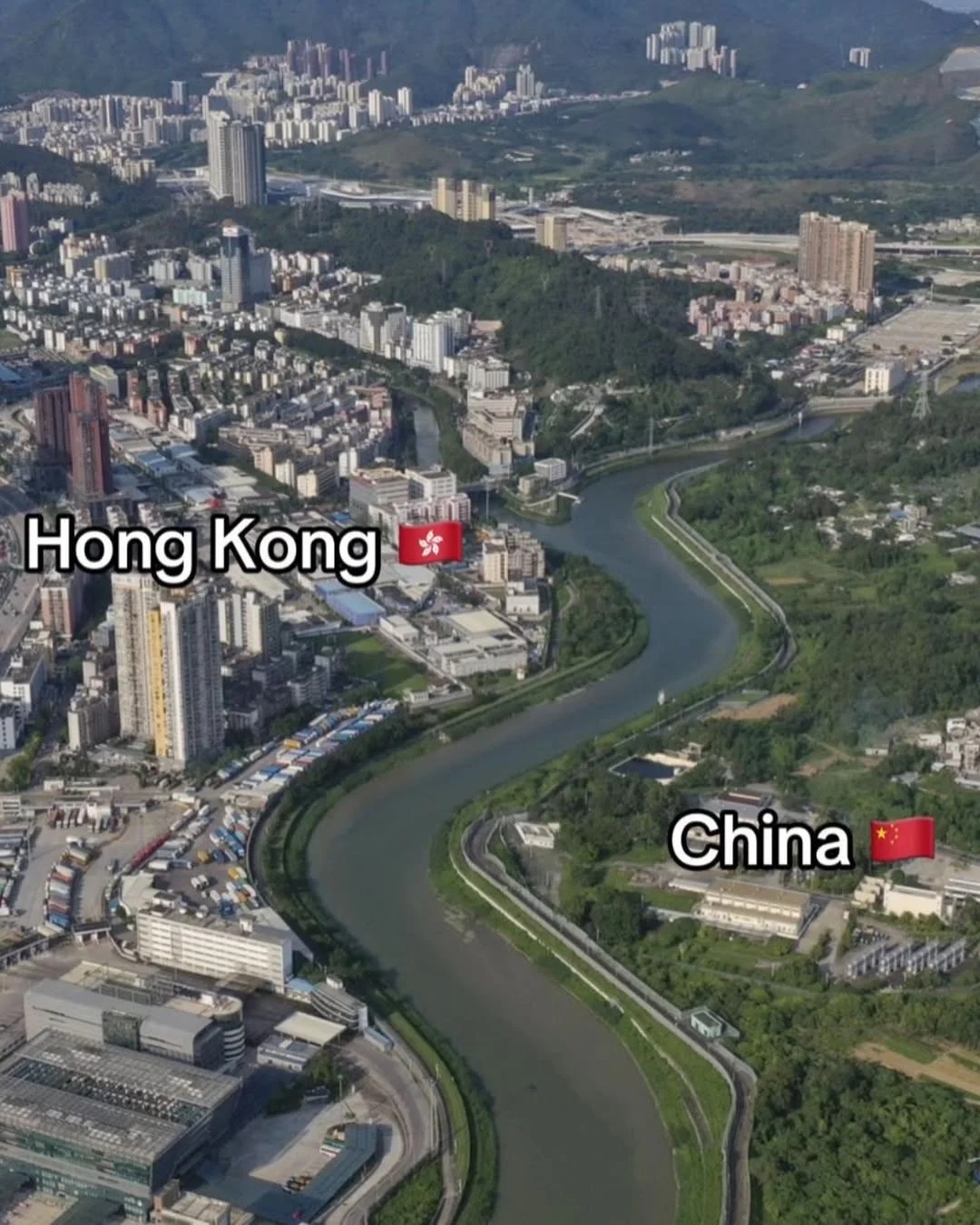 Граница Гонконга и Китая