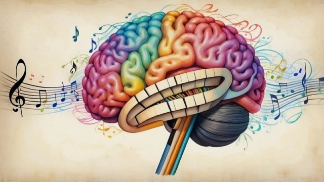 Человек слушает музыку