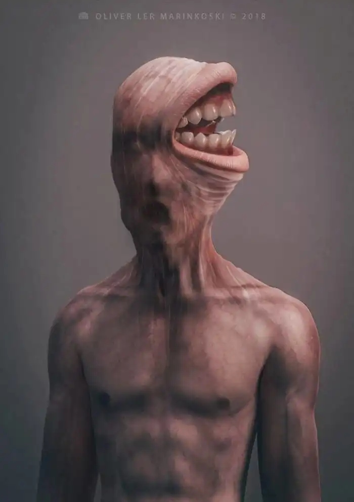 Жуткие миры Оливера Маринкоски: фотоманипуляции, от которых мурашки по коже