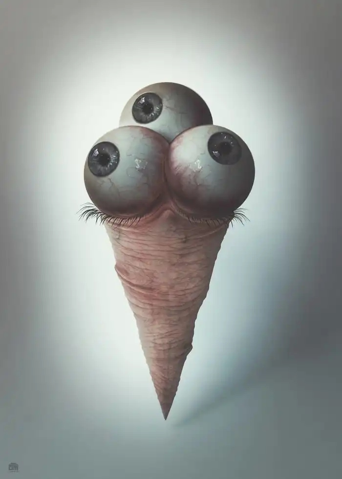 Жуткие миры Оливера Маринкоски: фотоманипуляции, от которых мурашки по коже