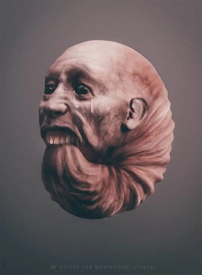 Жуткие миры Оливера Маринкоски: фотоманипуляции, от которых мурашки по коже